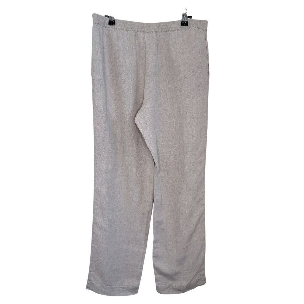 NWT J. Jill Love Linen Flax Straight Leg Pants, S Missy - Picture 3 of 8